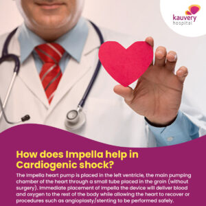 How does impella help in cardiogenic shock?