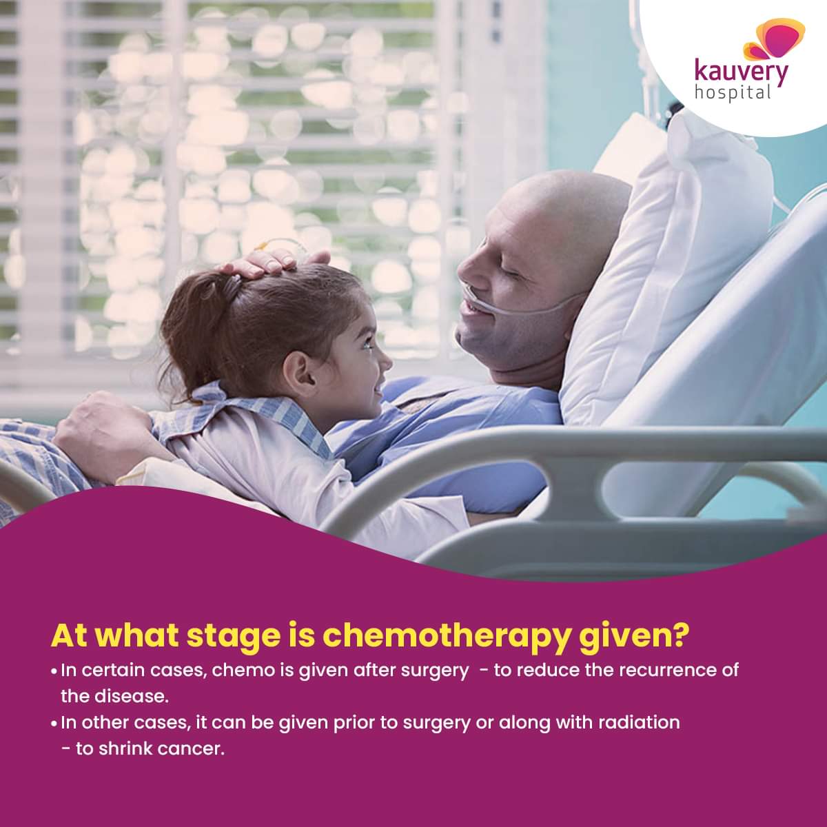 At what stage is chemotherapy given?