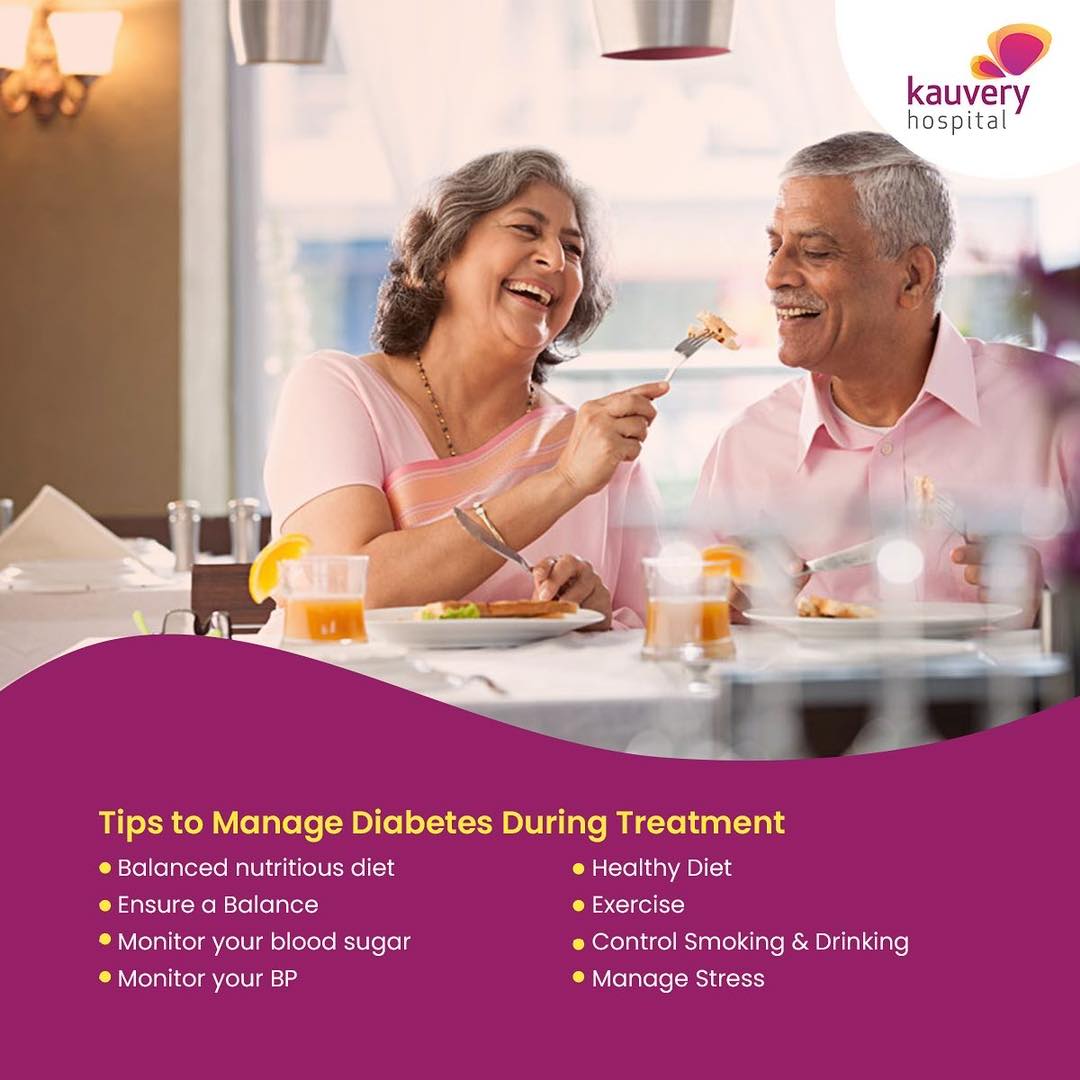 Tips to manage diabetes during treatment