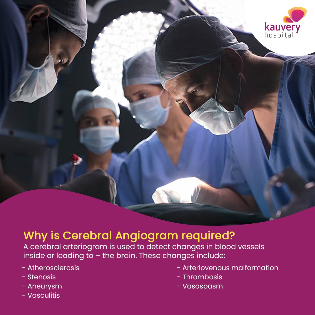 Why is Cerebral Angiogram requires?