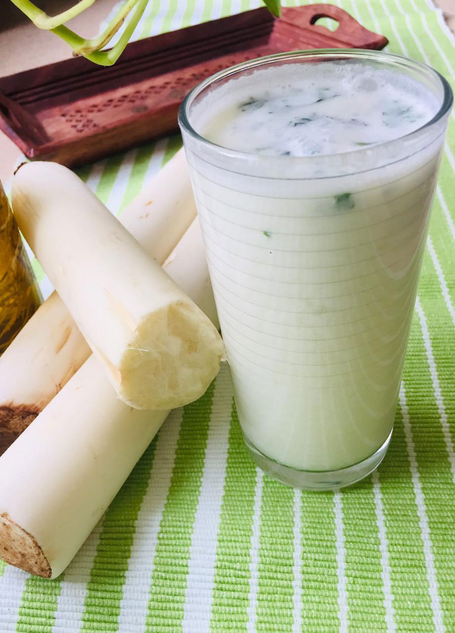 banana-stem-buttermilk-drink-recipe