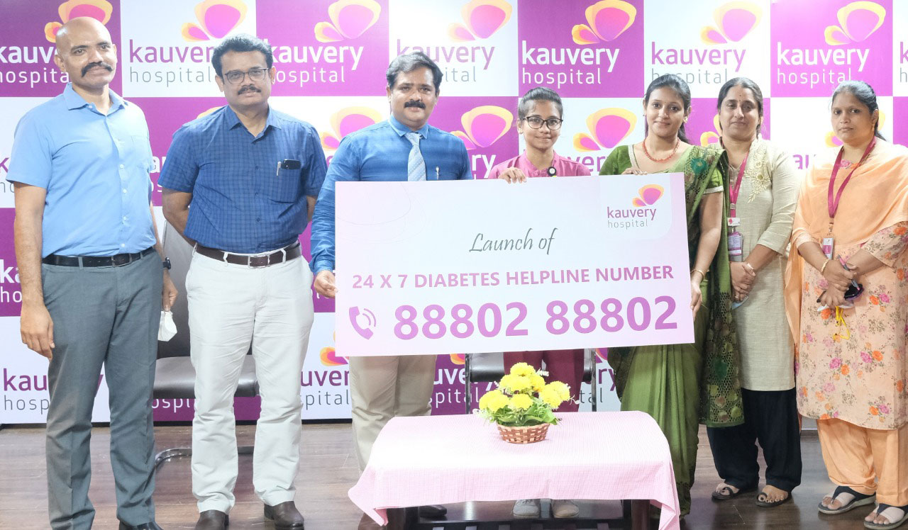 diabetes-helpline-launched-at-kauvery-hospital