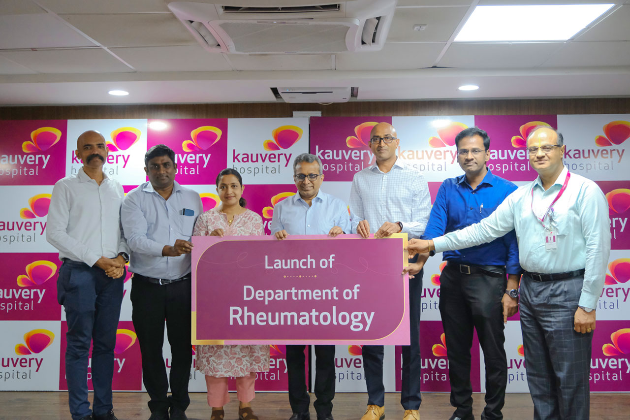 Kauvery Hospital Alwarpet launches Department of Rheumatology with Specialized