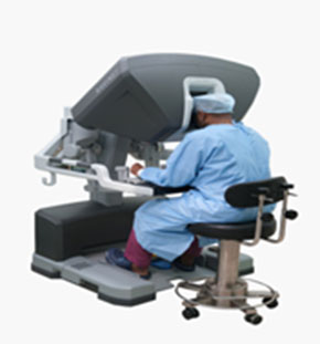 Surgeon at the Surgeon Console