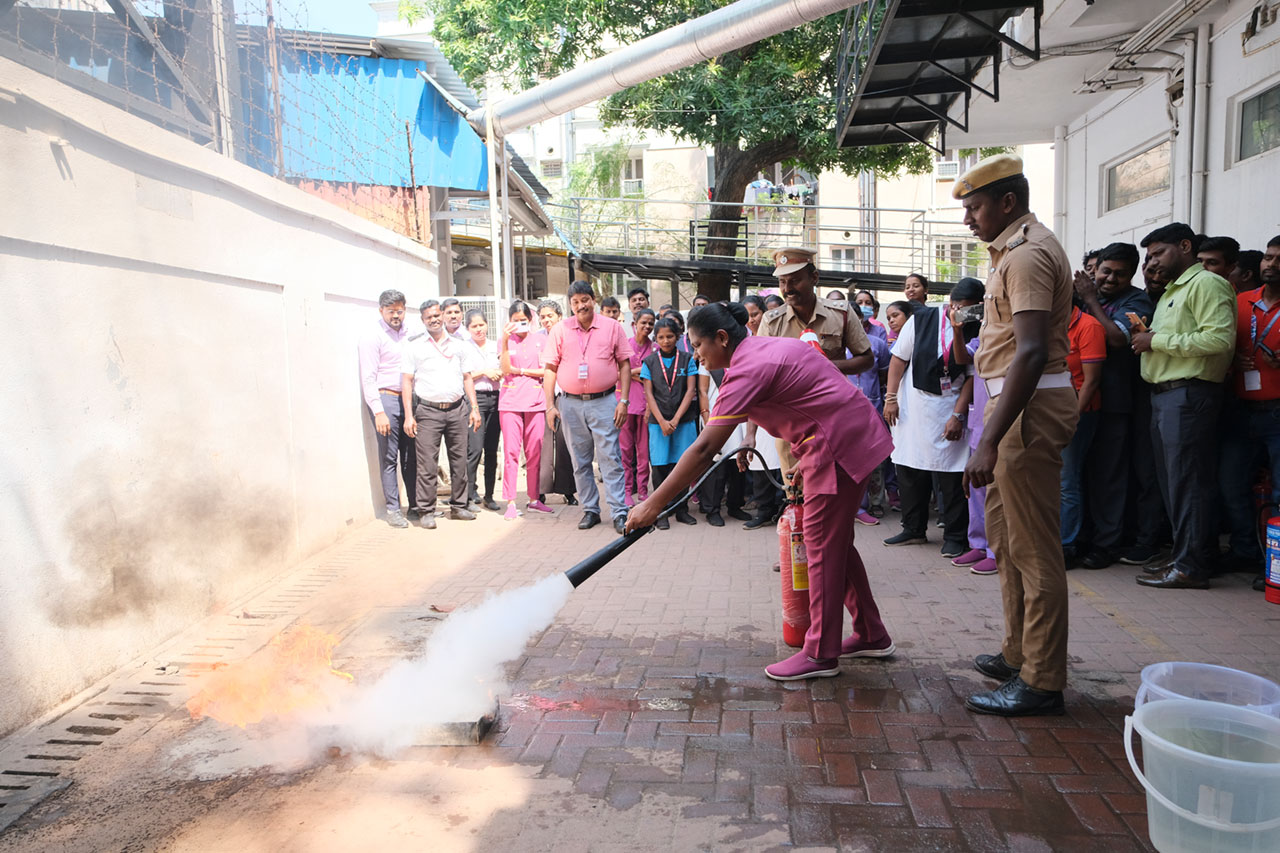 FIRE MOCK DRILL TRAINING IN COORDINATION WITH TNFRS