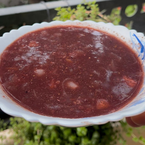 Black Rice Porridge or Karuppu Kavuni Kanji