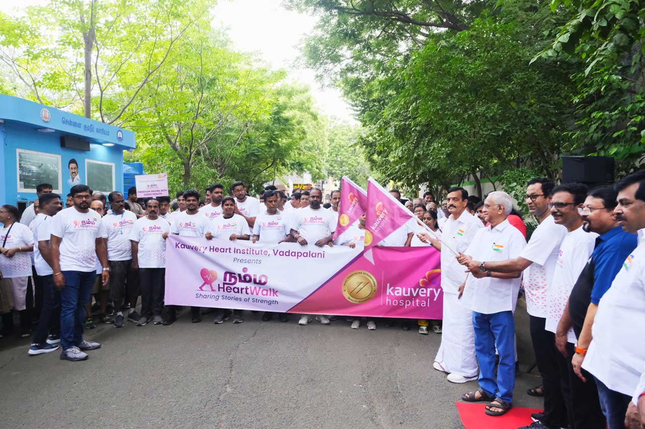 Namma Heart Walk: Kauvery Hospital brings Cardiac Survivors and their Doctors together for an Independence Day Walk