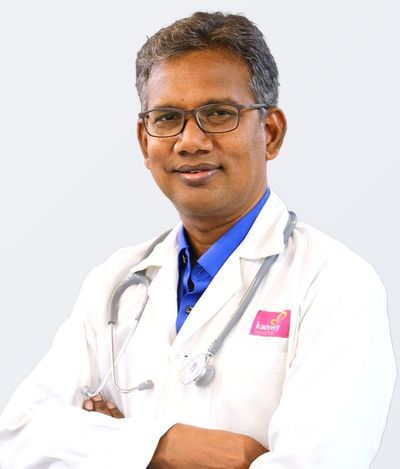 Dr Gopalkrishnan S interventional cardiologist in Chennai specializing in angioplasty, pacemaker and heart disease treatment