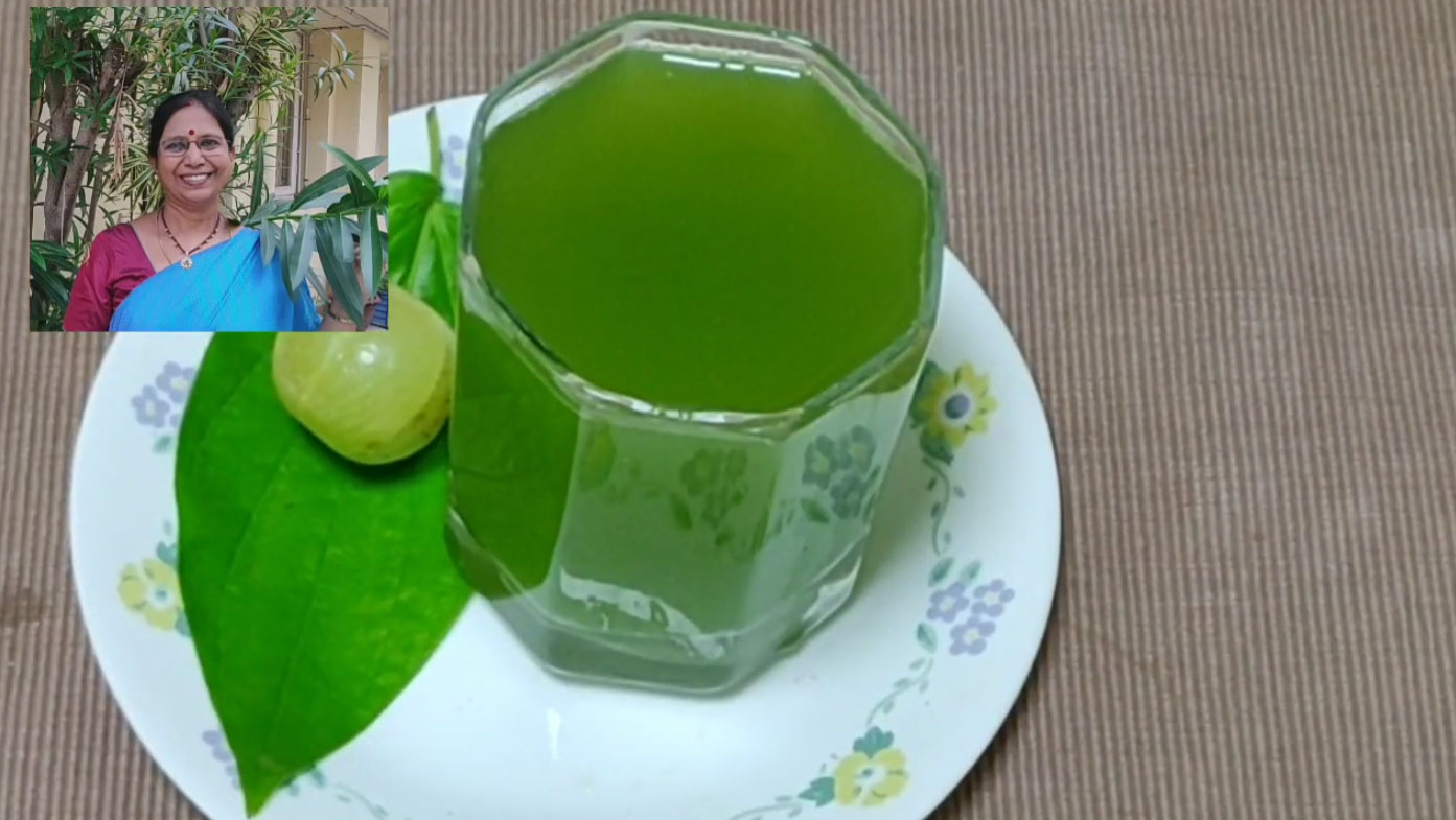 Gooseberry and Betel Leaves Juice