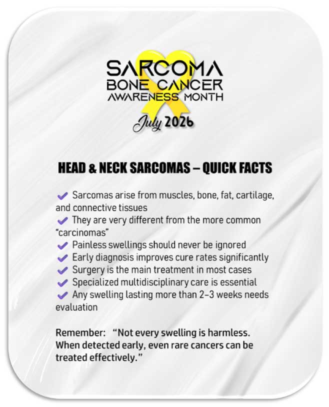 Head & Neck Sarcomas The Rare Cancers We Should Not Ignore